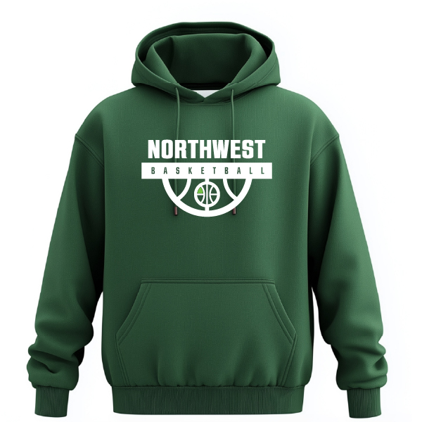 Northwest Basketball Green Hoodie