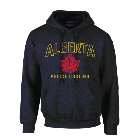 Navy Embroidered Alberta Police Curling hoodie