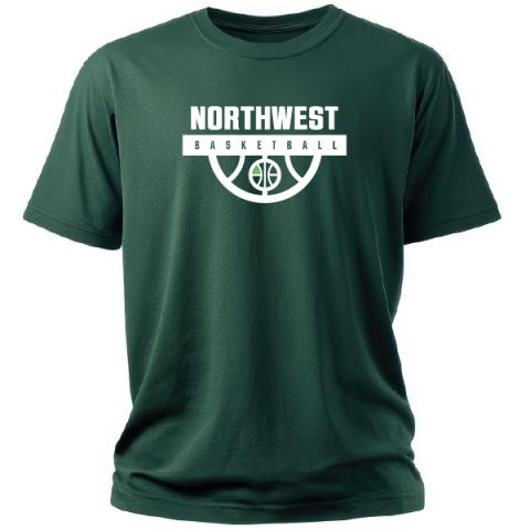 Northwest Basketball Green Teeshirt