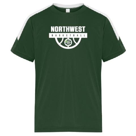 Northwest Basketball Green Shooting shirt