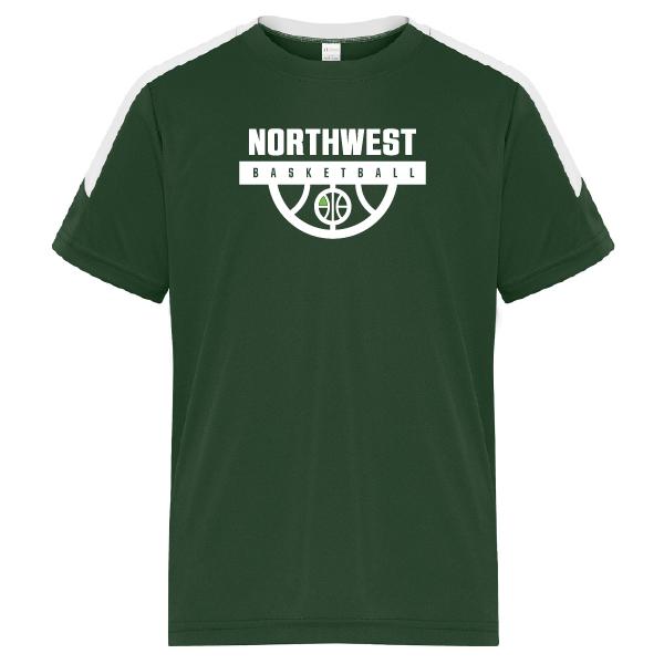 Northwest Basketball Green Shooting Shirt